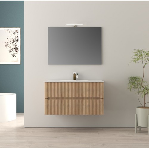 Долен шкаф за баня BADEN HAUS Fly / Cannettato с мивка 81 см Долен шкаф за баня BADEN HAUS Fly / Cannettato с мивка 81 см