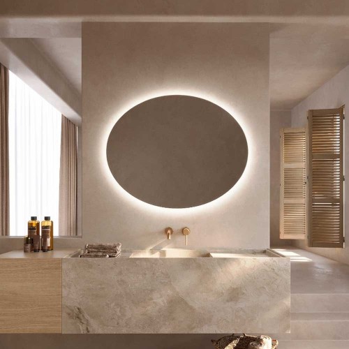 LED огледало за баня IMEX Oval 100x80 см 