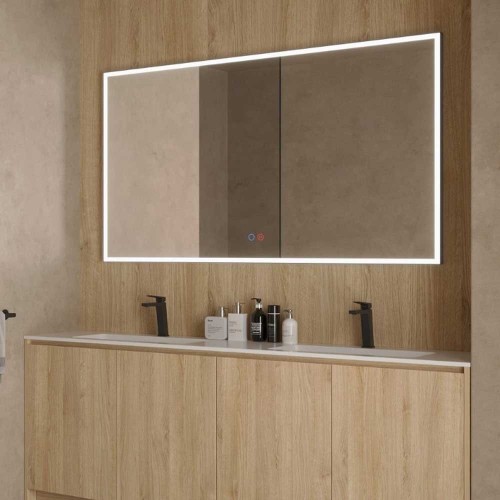 LED огледало за баня IMEX Suiza 140x80 см с нагревател