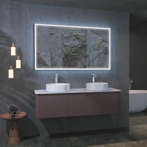 LED огледало за баня IMEX Suiza 140x60 см с нагревател