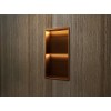 Ниша за баня с два рафта и LED осветление MEDIMEX MARSHALL  33×63 см, различни цветове - цена: 294.00€ (575.01лв.)