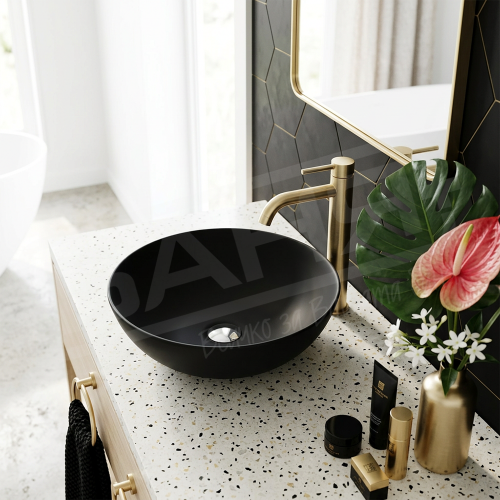Мивка за плот LAVITA Rosa Black 40 см,черен мат Мивка за плот LAVITA Rosa Black 40 см,черен мат