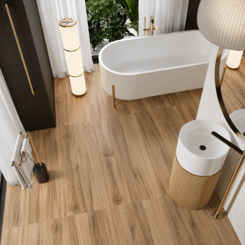 Гранитогрес LIMONE CERAMICA OTELLO BROWN RECT, 120.2х19.3