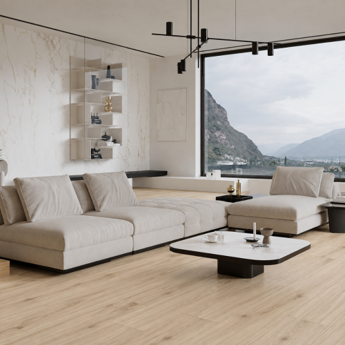 Гранитогрес LIMONE CERAMICA OTELLO LIGHT BROWN RECT, 120.2х19.3