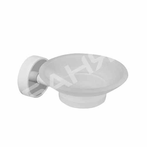 Стъклена сапунерка Optimo White 630199