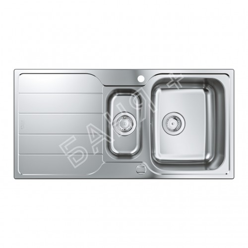 Мивка за кухня GROHE K500 от неръждаема стомана и отцедник