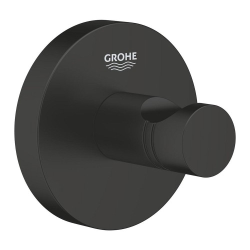 Закачалка GROHE Essentials, черен мат