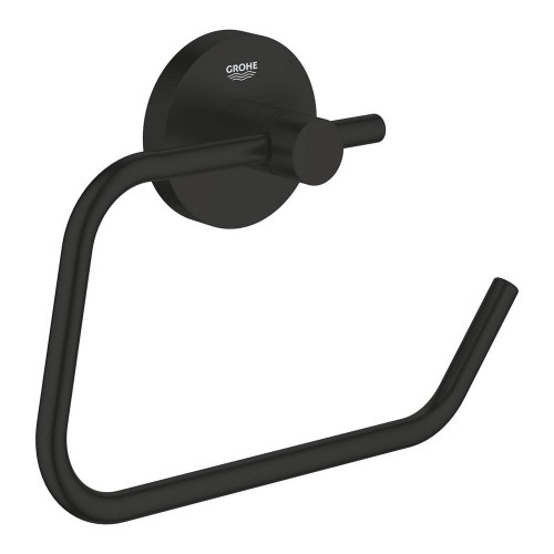 Поставка за тоалетна хартия без капак GROHE Essentials, черен мат