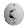 Термостатен смесител за вграждане Hansgrohe ShowerSelect Comfort S, с две функции, хром - цена: