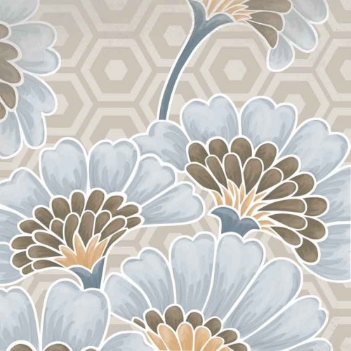 Flore Gris 20x20