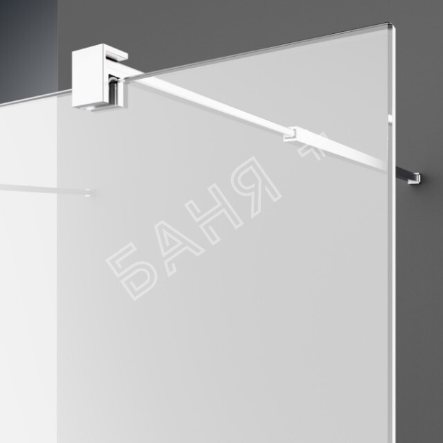 Параван за баня GRANADA 8 мм,хром профили,матирано стъкло - цена: 123.73€ (241.99лв.)